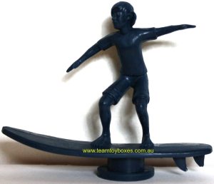 PARTS ONLY - Hot Grommet Surf Star Challenge Board Game - (1) Blue Plastic Surfer Token Only