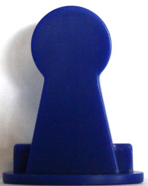 PARTS ONLY - The Chase Australia Electronic Board Game - (1) Large Blue Chaser Token Only