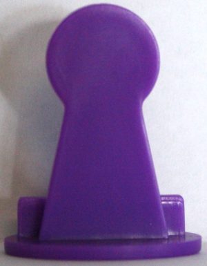 PARTS ONLY - The Chase Australia Electronic Board Game - (1) Large Purple Chaser Token Only