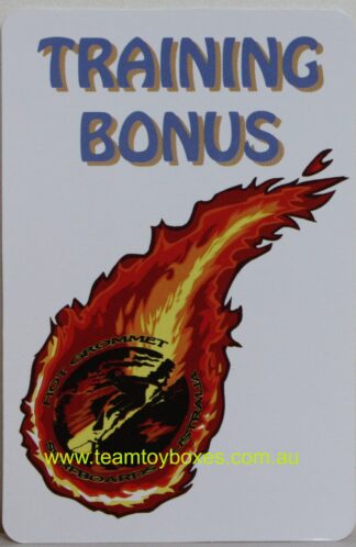 PARTS ONLY - Hot Grommet Surf Star Challenge Board Game - (1) #1 Training Bonus Card Only