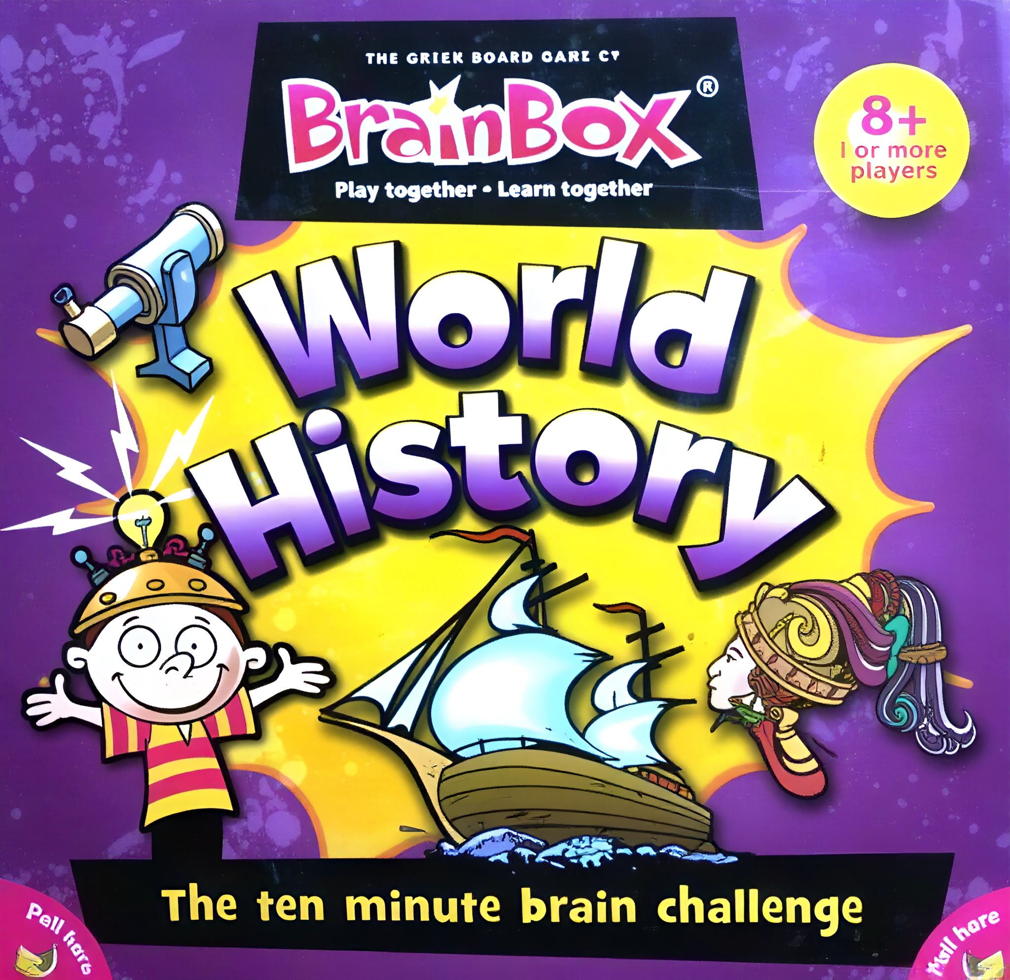 Brain Box Brain Box World History Trivia Game