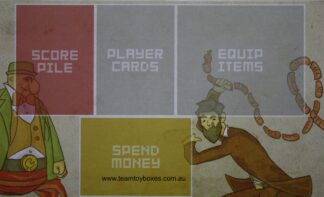 PARTS ONLY - Pixel Lincoln Deck Building Game - (1) Player Tableau Only