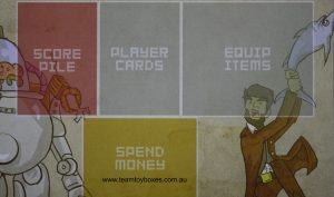 PARTS ONLY - Pixel Lincoln Deck Building Game - (1) Player Tableau Only