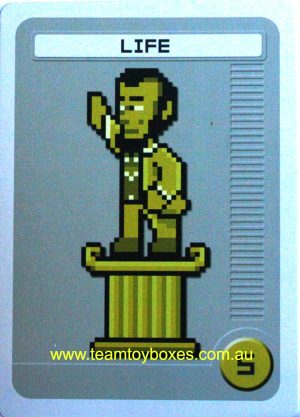PARTS ONLY - Pixel Lincoln Deck Building Game - (1) Life Card Only