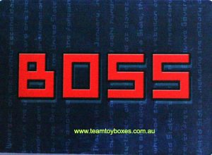 PARTS ONLY - Pixel Lincoln Deck Building Game - (1) Bandatron Boss Card Only