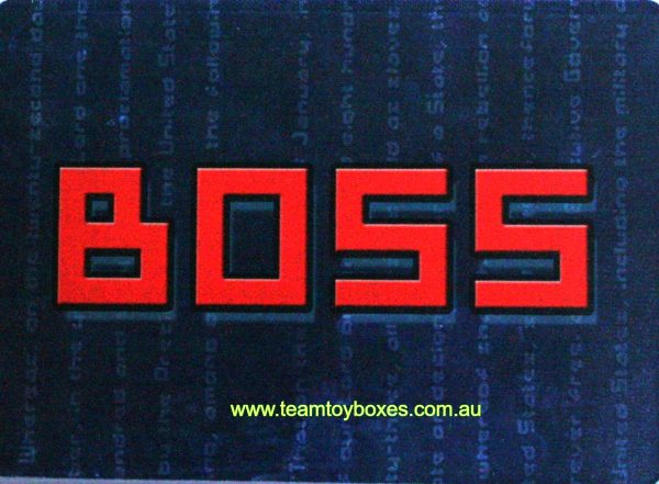 PARTS ONLY - Pixel Lincoln Deck Building Game - (1) Lobster Bottom Boss Card Only