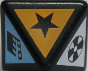 PARTS ONLY - Scene It Music Board Game - (1) Eight-Sided Category Die Only