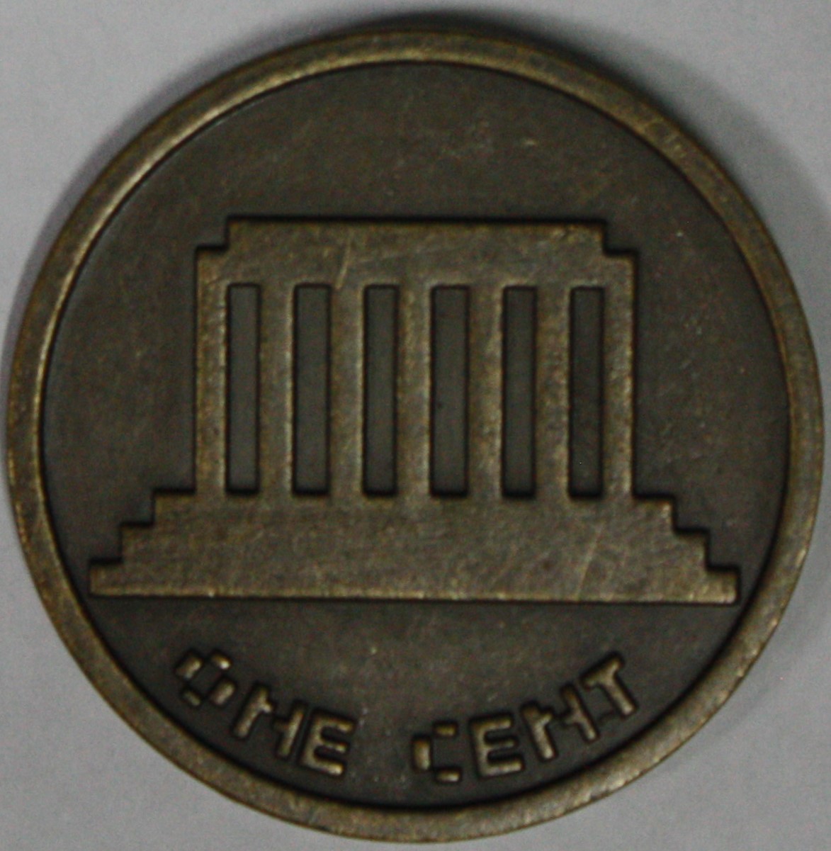 PARTS ONLY - Pixel Lincoln Deck Building Game - (1) Pixel Lincoln Specialty Coin Only
