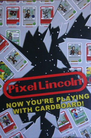 PARTS ONLY - Pixel Lincoln Deck Building Game - (1) Level Editor Sheet Only