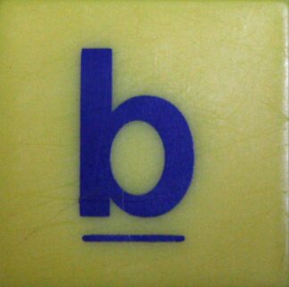 PARTS ONLY - Scrabble Junior Disney Edition Board Game - (1) Plastic Letter B Only