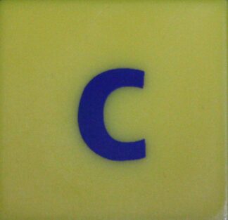 PARTS ONLY - Scrabble Junior Disney Edition Board Game - (1) Plastic Letter C Only