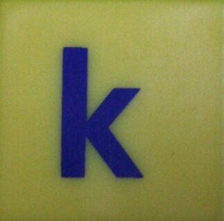 PARTS ONLY - Scrabble Junior Disney Edition Board Game - (1) Plastic Letter K Only