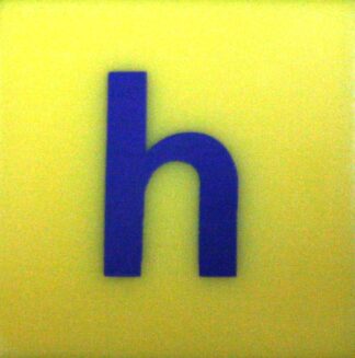 PARTS ONLY - Scrabble Junior Disney Edition Board Game - (1) Plastic Letter H Only