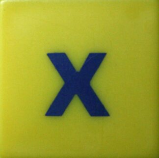 PARTS ONLY - Scrabble Junior Disney Edition Board Game - (1) Plastic Letter X Only