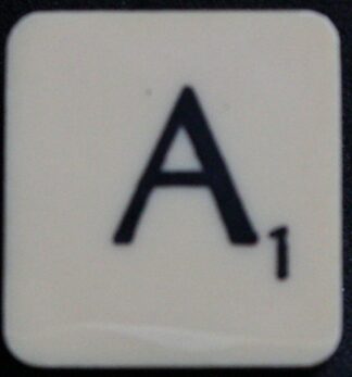 PARTS ONLY - Scrabble 1988 Spears Original Board Game - (1) Letter A Tile Only
