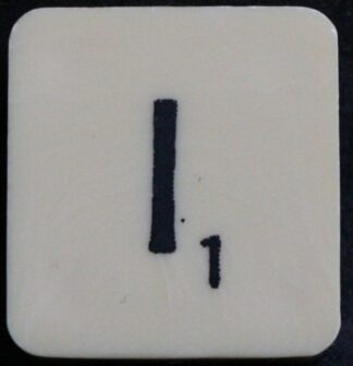 PARTS ONLY - Scrabble 1988 Spears Original Board Game - (1) Letter I Tile Only