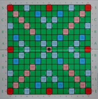 PARTS ONLY - Scrabble 1988 Spears Original Board Game - (1) Game Board Only