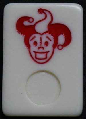 PARTS ONLY - Rummy - O Board Game - (1) Red Wild Tile Only