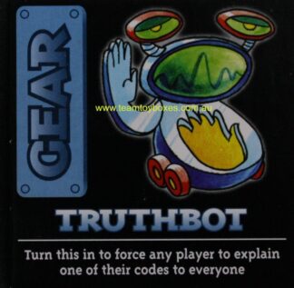 PARTS ONLY - Code Breaker Board Game - (1) Truthbot Gear Card Only