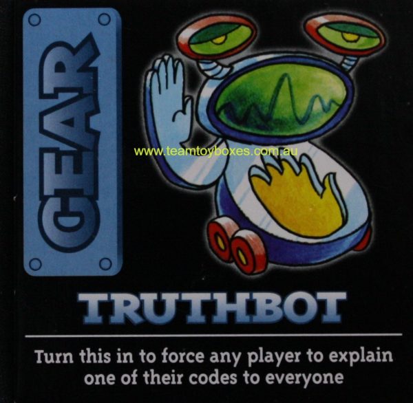 PARTS ONLY - Code Breaker Board Game - (1) Truthbot Gear Card Only