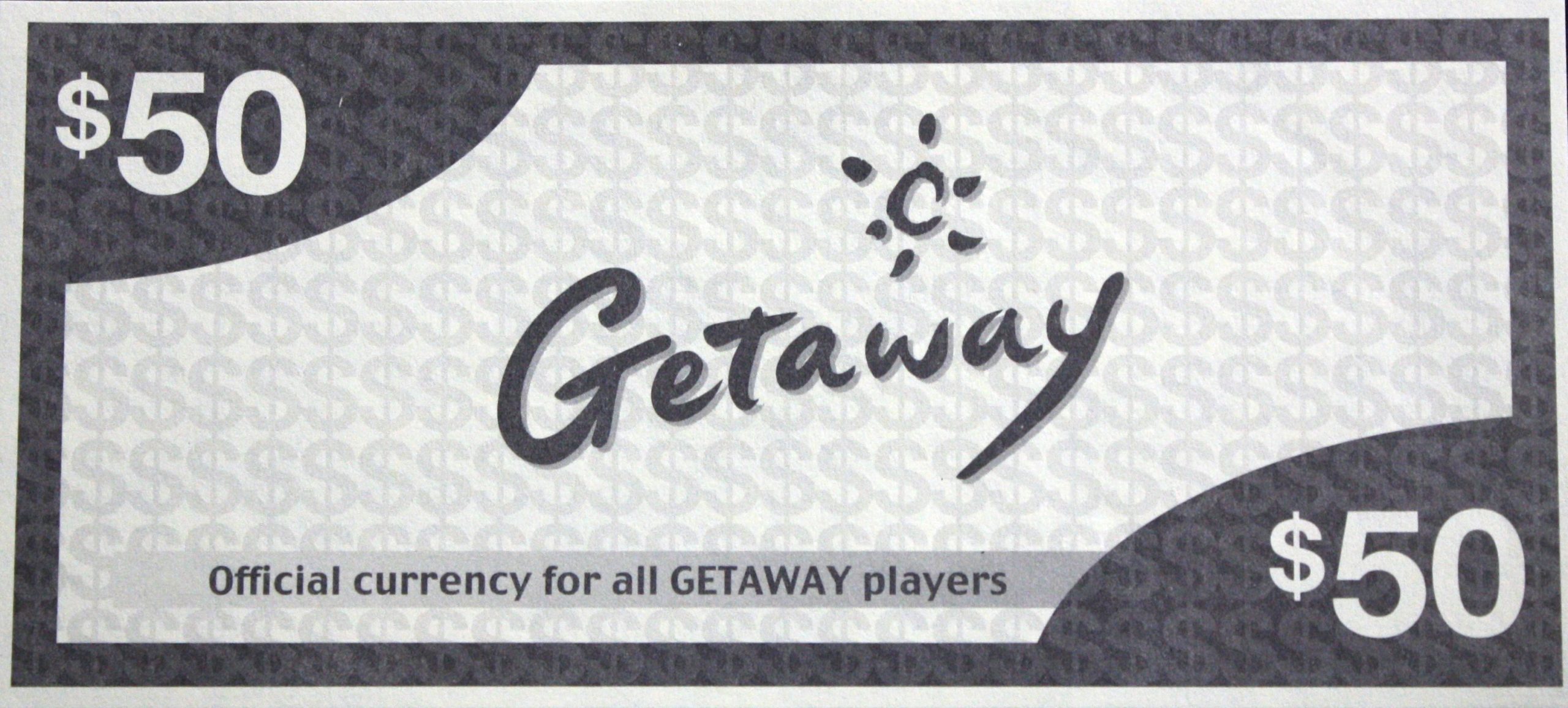 PARTS ONLY - Getaway Travel Australian Edition Board Game - (1) Pack of 30 $50 Notes Only