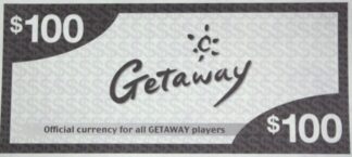 PARTS ONLY - Getaway Travel Australian Edition Board Game - (1) Pack of 30 $100 Notes Only
