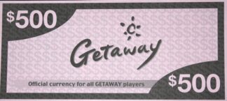 PARTS ONLY - Getaway Travel Australian Edition Board Game - (1) Pack of 18 $500 Notes Only