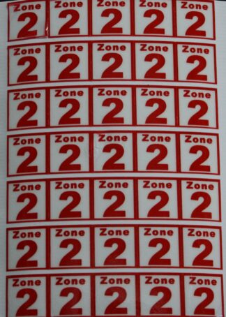 PARTS ONLY - Getaway Travel Australian Edition Board Game - (1) Pack of 32 Zone 2 Stickers Only