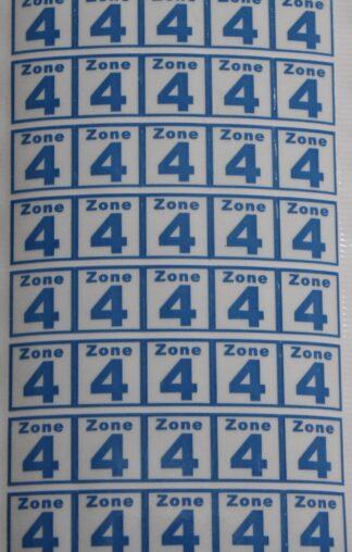 PARTS ONLY - Getaway Travel Australian Edition Board Game - (1) Pack of 40 Zone 4 Stickers Only