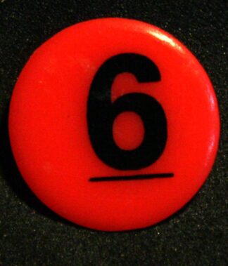 PARTS ONLY - Getaway Board Game - (1) Number 6 Visa Chip Only