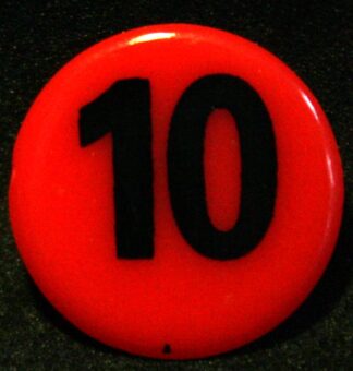 PARTS ONLY - Getaway Board Game - (1) Number 10 Visa Chip Only