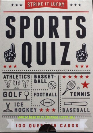 Strike It Lucky Sports Quiz Game - Unplayed