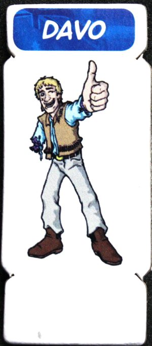 PARTS ONLY - Oz Crawl Board Game - (1) Davo Character Playing Piece Only