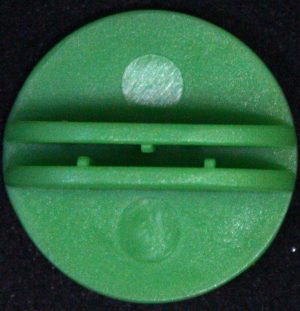 PARTS ONLY - Oz Crawl Board Game - (1) Green Playing Piece Stand Only