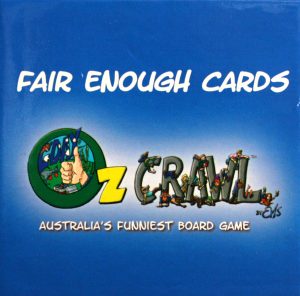 PARTS ONLY - Oz Crawl Board Game - (1) Box of 116 Fair Enough Cards Only