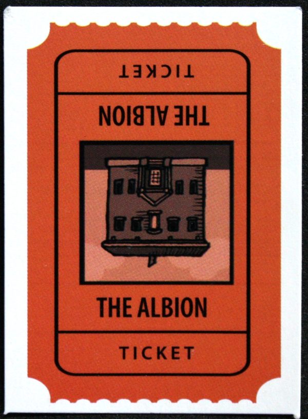 PARTS ONLY - Oz Crawl Board Game - (1) The Albion Pub Ticket Only