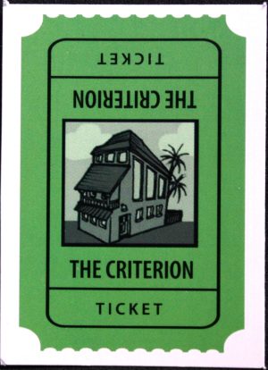 PARTS ONLY - Oz Crawl Board Game - (1) The Criterion Pub Ticket Only