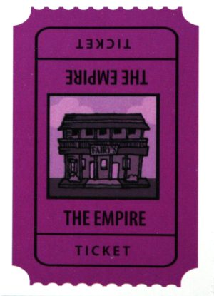 PARTS ONLY - Oz Crawl Board Game - (1) The Empire Pub Ticket Only