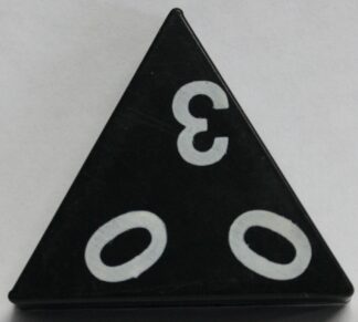 PARTS ONLY - Tri-Ominos Domino Game - (1) 0 0 3 Domino Tile Only