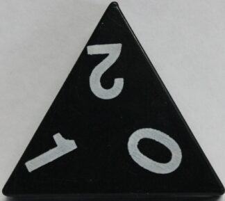PARTS ONLY - Tri-Ominos Domino Game - (1) 0 1 2 Domino Tile Only