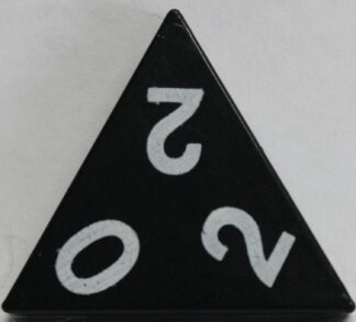 PARTS ONLY - Tri-Ominos Domino Game - (1) 0 2 2 Domino Tile Only