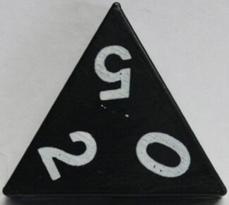 PARTS ONLY - Tri-Ominos Domino Game - (1) 0 2 5 Domino Tile Only