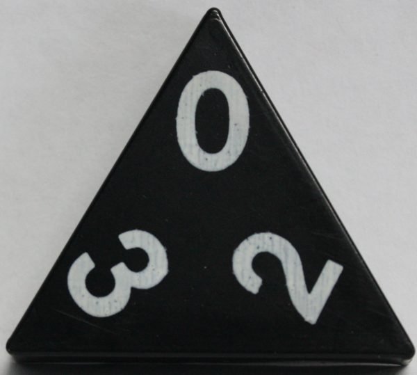 PARTS ONLY - Tri-Ominos Domino Game - (1) 0 2 3 Domino Tile Only