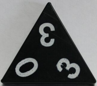 PARTS ONLY - Tri-Ominos Domino Game - (1) 0 3 3 Domino Tile Only