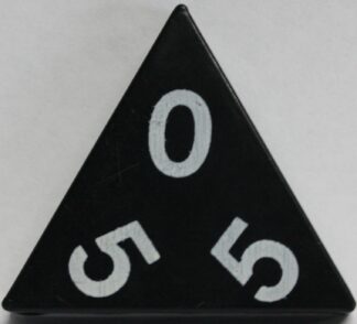 PARTS ONLY - Tri-Ominos Domino Game - (1) 0 5 5 Domino Tile Only
