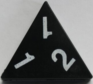 PARTS ONLY - Tri-Ominos Domino Game - (1) 1 1 2 Domino Tile Only
