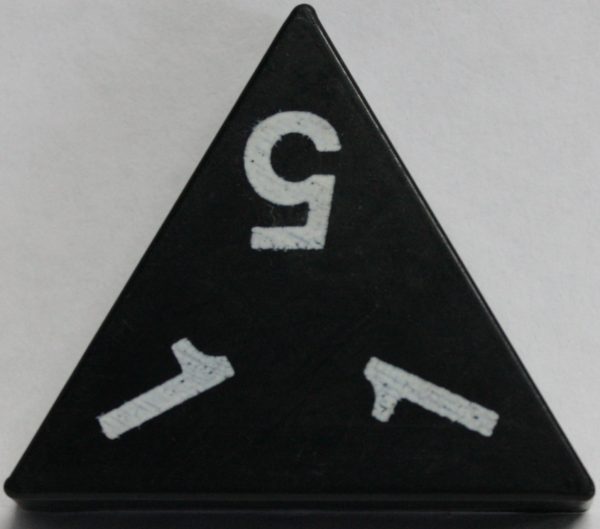 PARTS ONLY - Tri-Ominos Domino Game - (1) 1 1 5 Domino Tile Only
