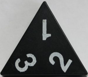 PARTS ONLY - Tri-Ominos Domino Game - (1) 1 2 3 Domino Tile Only