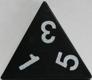 PARTS ONLY - Tri-Ominos Domino Game - (1) 1 3 5 Domino Tile Only