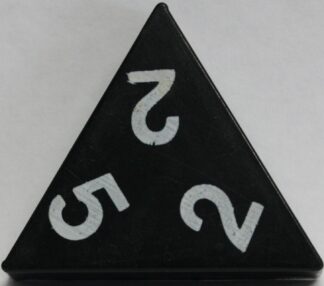 PARTS ONLY - Tri-Ominos Domino Game - (1) 2 2 5 Domino Tile Only